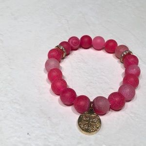 Rustic Cuff beaded bracelet